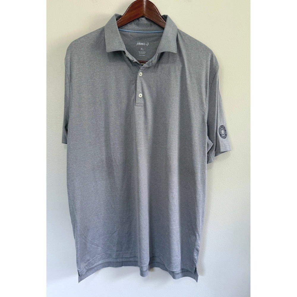 Johnnie-O Gray Country Club of the Rockies Performance Golf Polo Shirt Sz XL